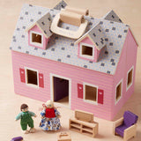 Maison de poupée en bois Fold&Go