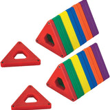 24 Pièces de Tuiles Magnétiques en Forme de Triangle