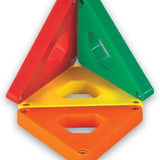 24 Pièces de Tuiles Magnétiques en Forme de Triangle