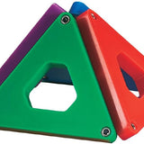 24 Pièces de Tuiles Magnétiques en Forme de Triangle