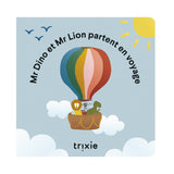 Livre de conte - Dino et Lion partent en voyage FR