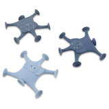 Jeu de ventouse animaux 3 pcs - La famille de Mrs. Elephant bleue