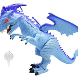 Mighty Megasaur – Dragon Cracheur de Fumée, 28 cm, Fonctionne avec Piles