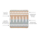 Tapis de voyage pour bébé | Tribal - Minéral